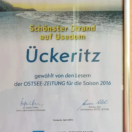 Apartmán Kleine Kajuete Uckeritz